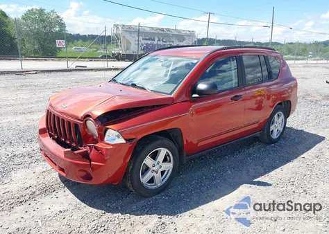2008 Jeep Compass Sport from USA, damaged, VIN 1J8FT47W38D534934